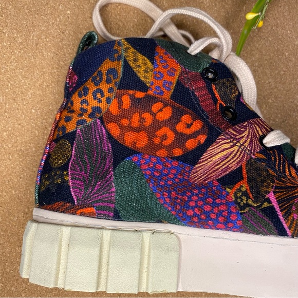 FARM Rio Leopard Mushroom Flatform High Top Sneaker Size 7 - Picture 16 of 16